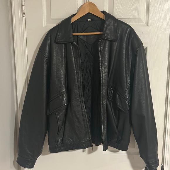 Men’s leather jacket - Picture 1 of 6